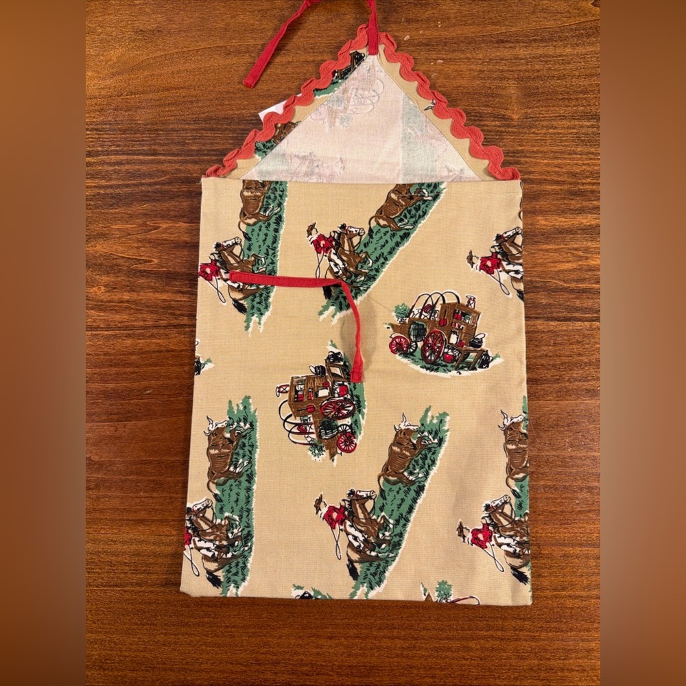 Moda Beige Stagecoach Patterned Bread Bag - Picture 5 of 6